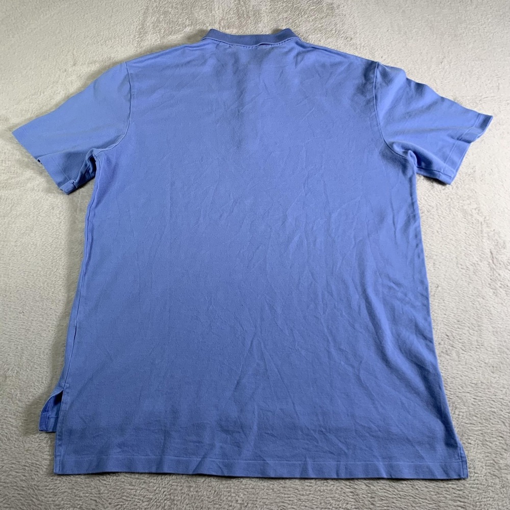 Polo Golf Ralph Lauren Polo Shirt Mens Large Blue Pima Cotton Stretch‎ Knit - Picture 10 of 10